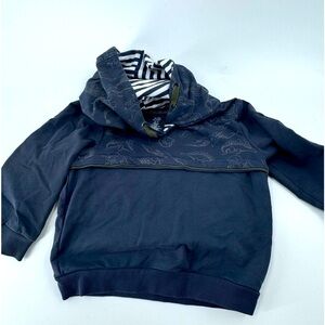 Jarvis Archer Graphic Dinosaur Longsleeve Hoodie‎